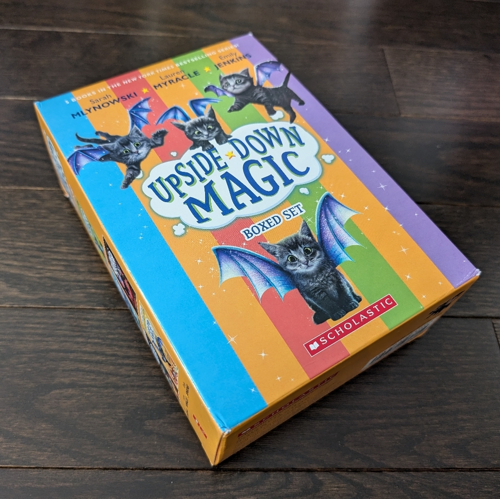 LIKE NEW Disney Upside-Down Magic Boxed Set (5 Chapter Books)